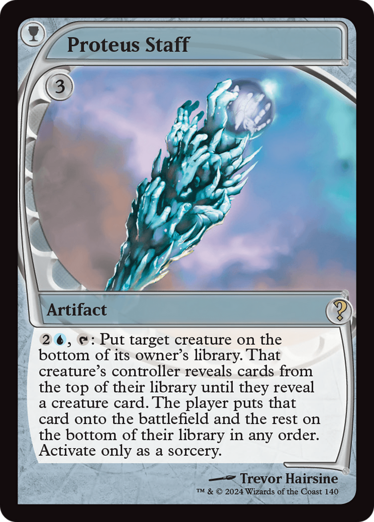 Proteus Staff (Future Sight) [Mystery Booster 2] | Dragon's Lair Comics and Fantasy Houston TX