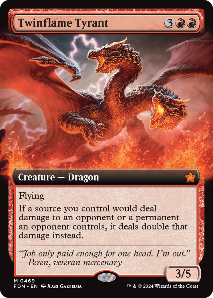 Twinflame Tyrant (Extended Art) [Foundations] | Dragon's Lair Comics and Fantasy Houston TX
