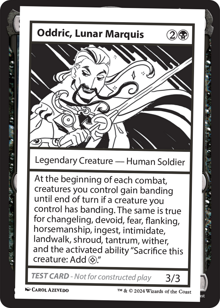 Oddric, Lunar Marquis [Mystery Booster 2 Playtest Cards] | Dragon's Lair Comics and Fantasy Houston TX