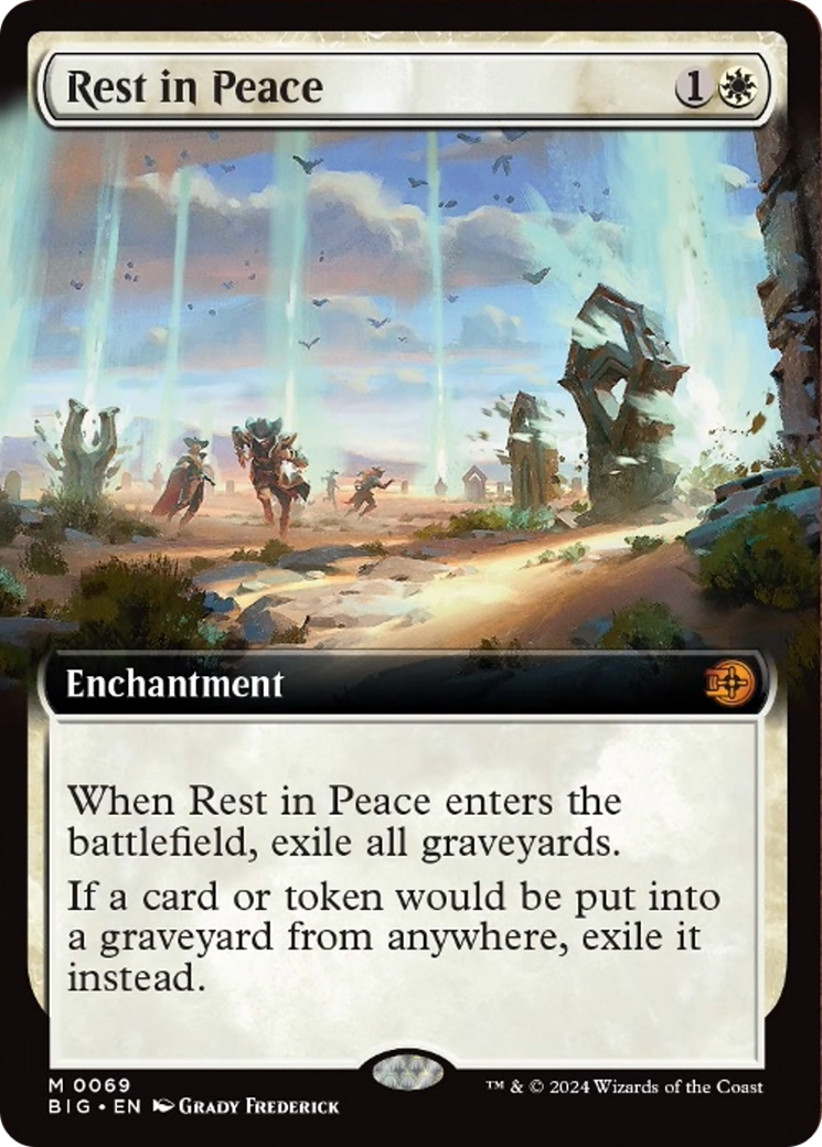 Rest in Peace (Extended Art) [Outlaws of Thunder Junction: The Big Score] | Dragon's Lair Comics and Fantasy Houston TX