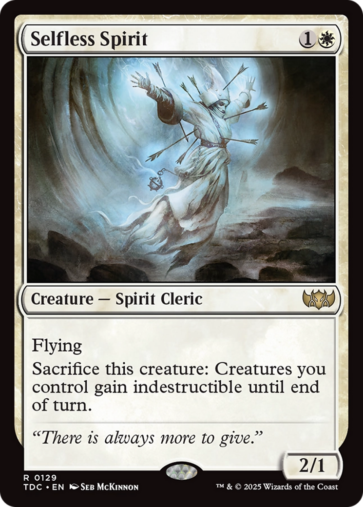 Selfless Spirit [Tarkir: Dragonstorm Commander] | Dragon's Lair Comics and Fantasy Houston TX