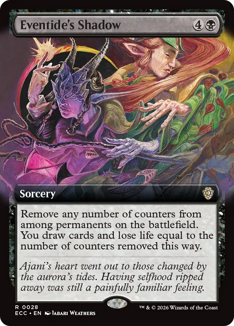 Eventide's Shadow (Extended Art) [Lorwyn Eclipsed Commander] | Odin's Place