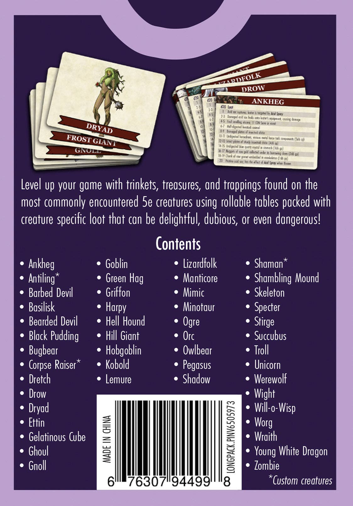 The Deck of Loot: Core Pack 1 - CR 0-6 | Dragon's Lair Comics and Fantasy Houston TX