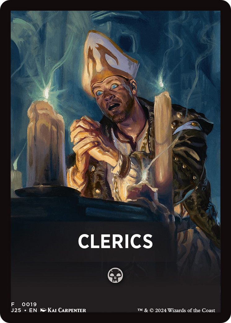 Clerics Theme Card [Foundations Jumpstart Front Cards] | Dragon's Lair Comics and Fantasy Houston TX