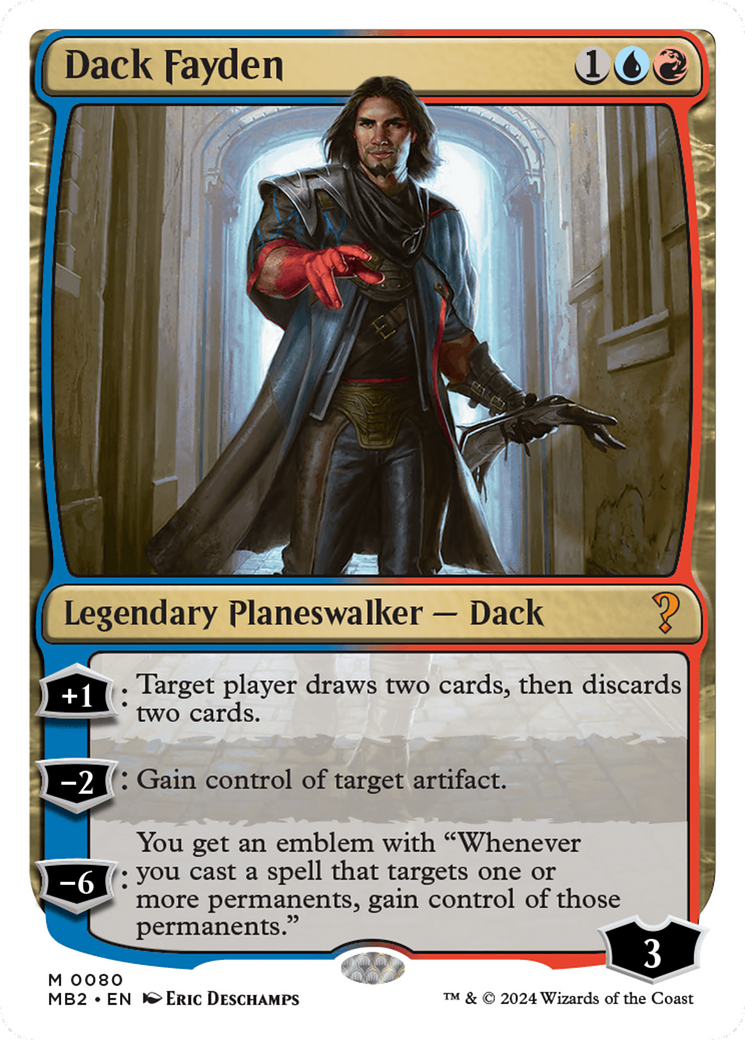 Dack Fayden (White Border) [Mystery Booster 2] | Dragon's Lair Comics and Fantasy Houston TX