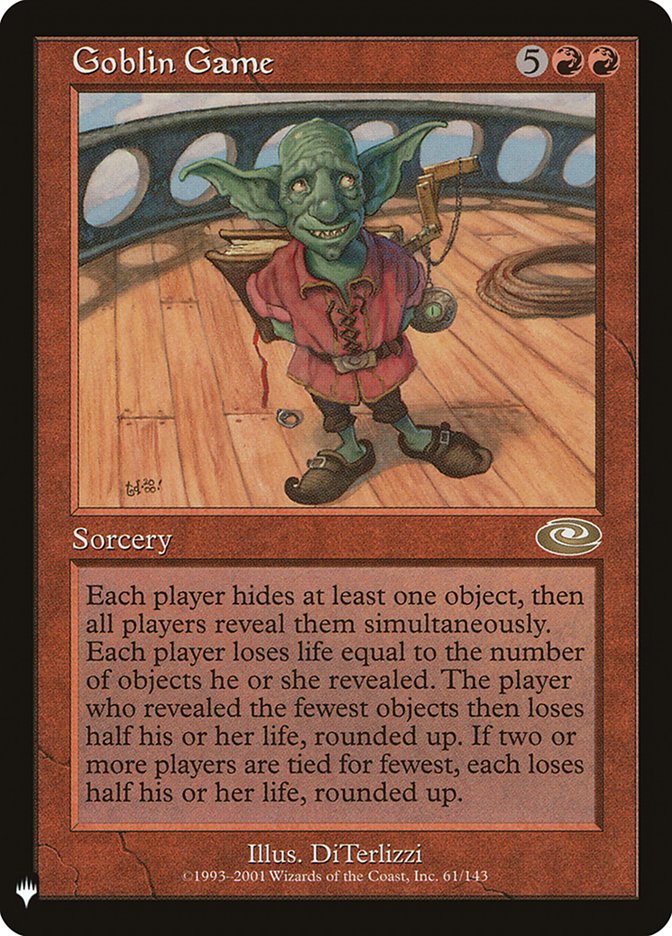 Goblin Game [The List] | Dragon's Lair Comics and Fantasy Houston TX