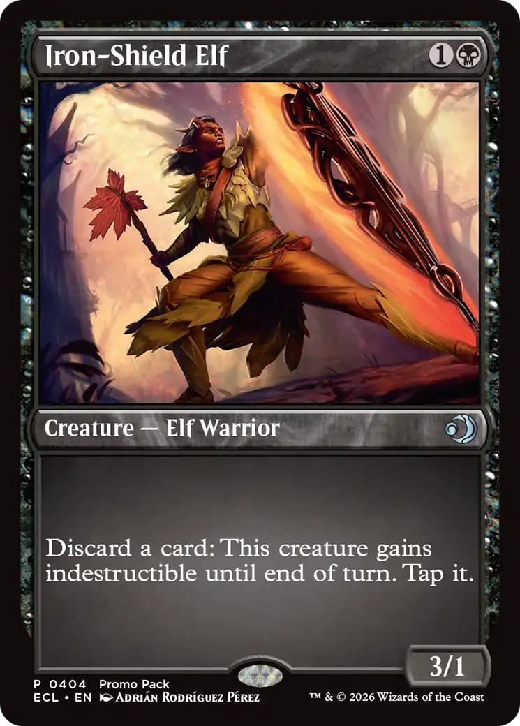 Iron-Shield Elf [Lorwyn Eclipsed Promos] | Odin's Place
