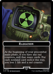 Radiation // Robot Double-Sided Token [Fallout Tokens] | Dragon's Lair Comics and Fantasy Houston TX