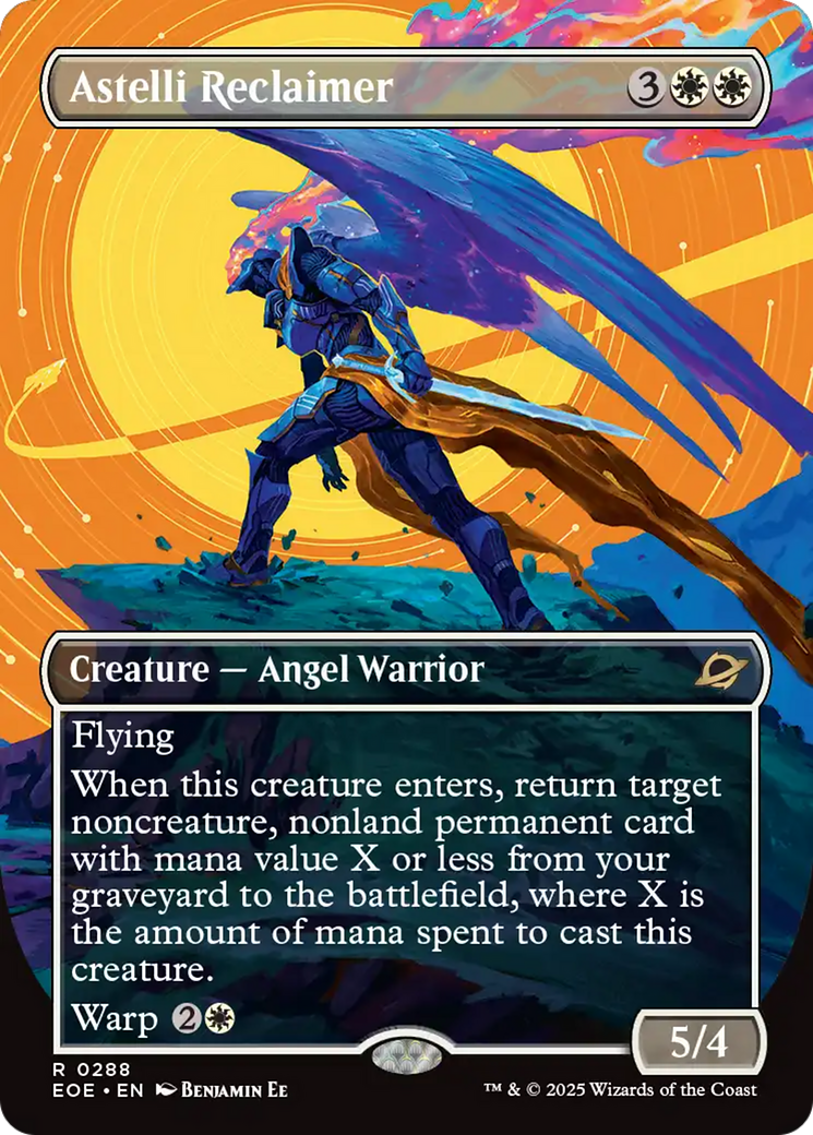 Astelli Reclaimer (Borderless) [Edge of Eternities] | Dragon's Lair Comics and Fantasy Houston TX