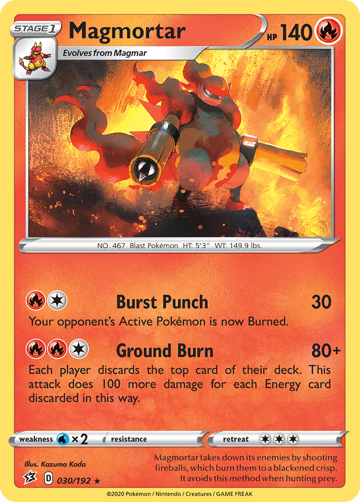 Magmortar (030/192) [Sword & Shield: Rebel Clash] | Odin's Place