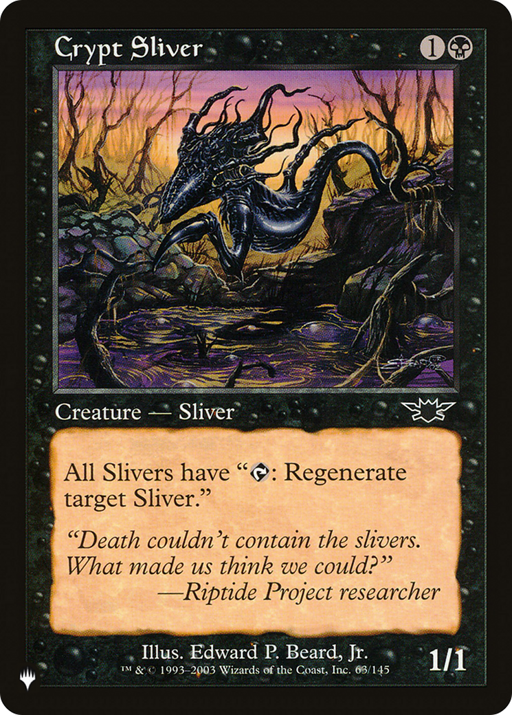 Crypt Sliver [The List] | Dragon's Lair Comics and Fantasy Houston TX