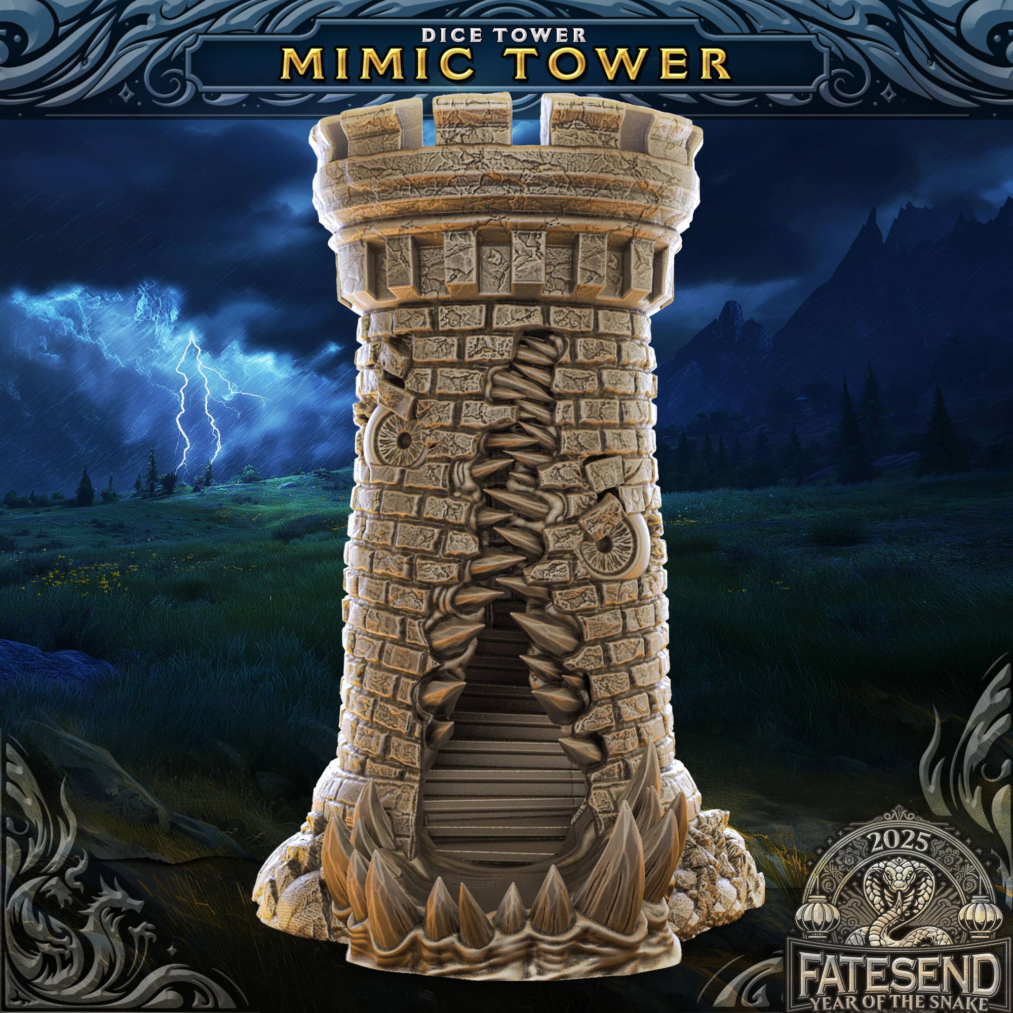 Mimic Dice Tower | TTRPG, D&D, Pathfinder, CoC | Dragon's Lair Comics and Fantasy Houston TX