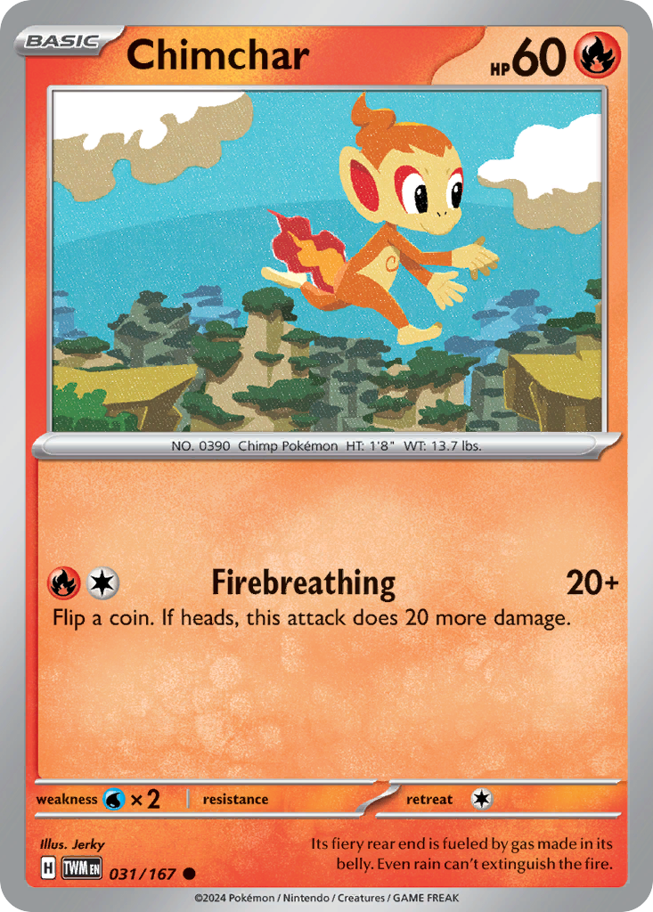 Chimchar (031/167) [Scarlet & Violet: Twilight Masquerade] | Odin's Place