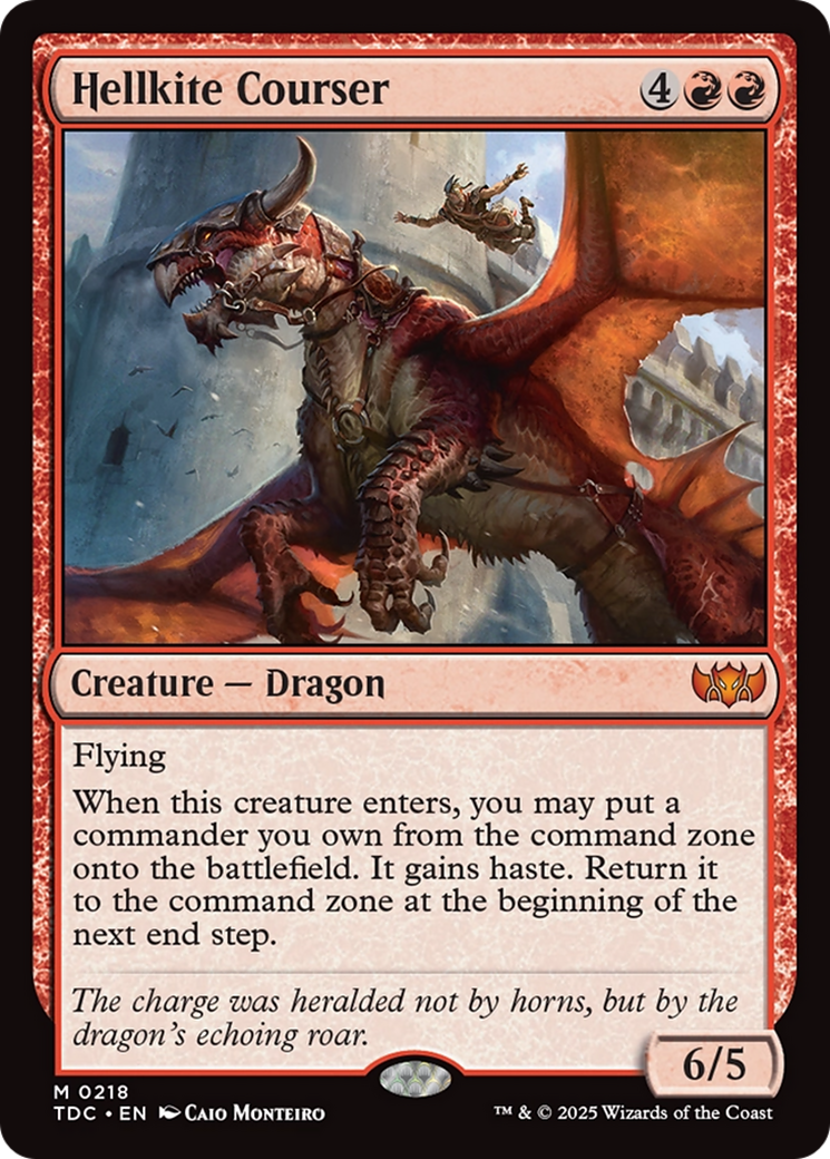 Hellkite Courser [Tarkir: Dragonstorm Commander] | Dragon's Lair Comics and Fantasy Houston TX