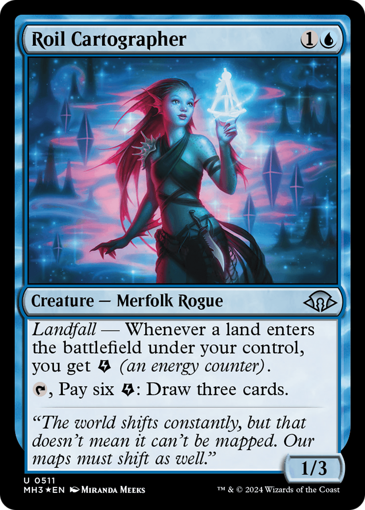 Roil Cartographer (Ripple Foil) [Modern Horizons 3] | Dragon's Lair Comics and Fantasy Houston TX