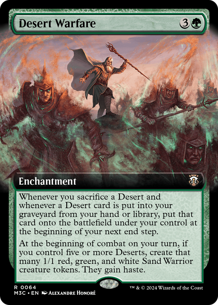 Desert Warfare (Extended Art) [Modern Horizons 3 Commander] | Dragon's Lair Comics and Fantasy Houston TX