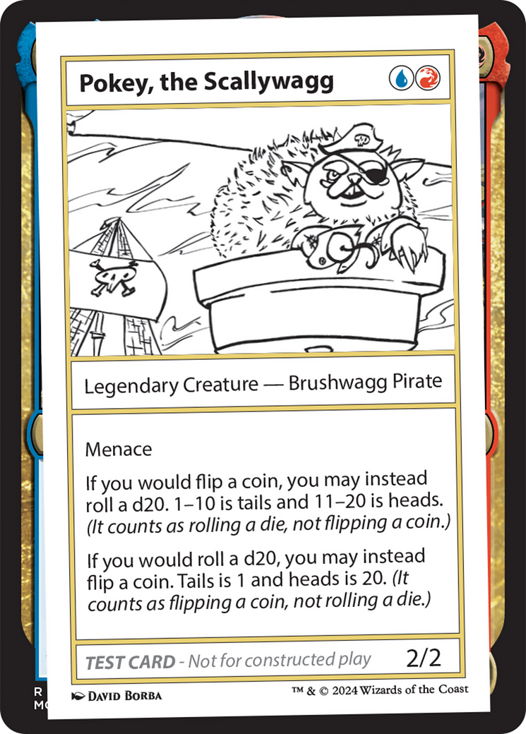 Pokey, the Scallywagg [Mystery Booster 2 Playtest Cards] | Dragon's Lair Comics and Fantasy Houston TX