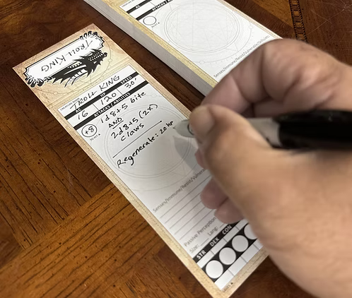 Stat Trackers: Blank Monster Trackers DnD 5e / 2024 | Odin's Place