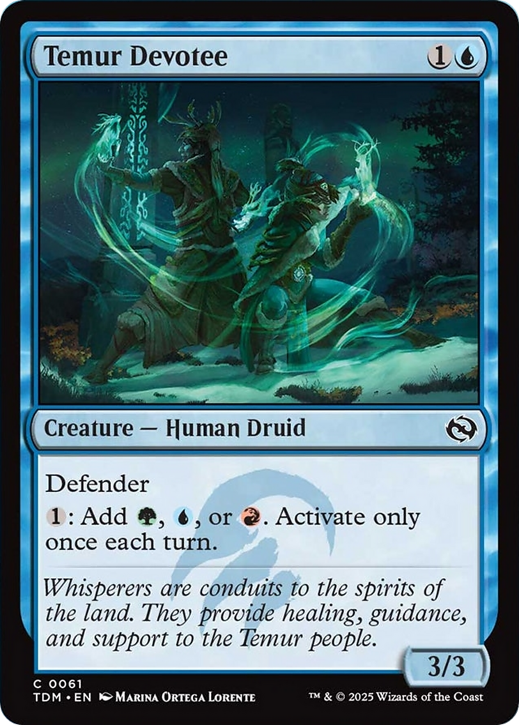 Temur Devotee [Tarkir: Dragonstorm] | Dragon's Lair Comics and Fantasy Houston TX