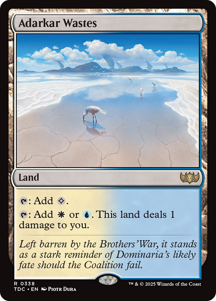 Adarkar Wastes [Tarkir: Dragonstorm Commander] | Dragon's Lair Comics and Fantasy Houston TX