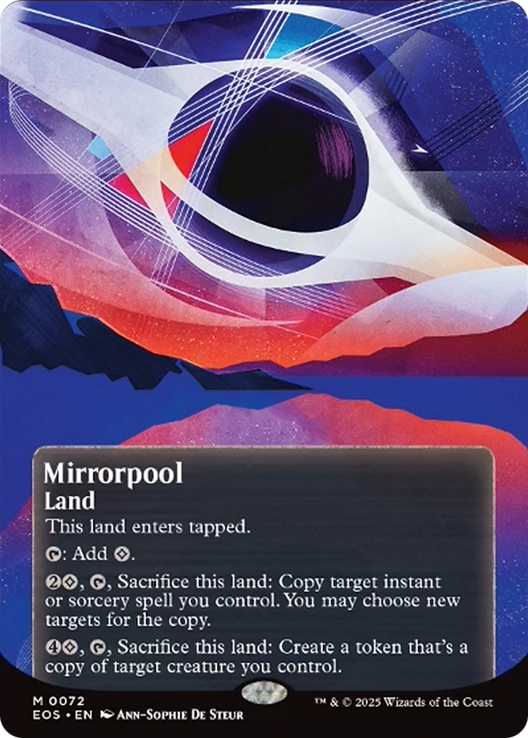 Mirrorpool (0072) (Borderless) [Edge of Eternities: Stellar Sights] | Dragon's Lair Comics and Fantasy Houston TX