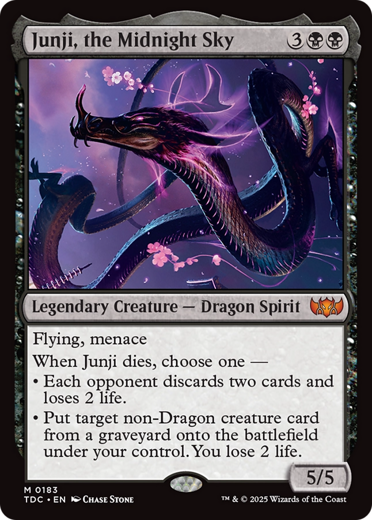 Junji, the Midnight Sky [Tarkir: Dragonstorm Commander] | Dragon's Lair Comics and Fantasy Houston TX