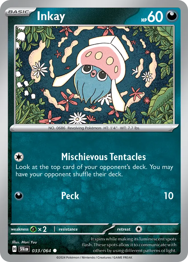 Inkay (033/064) [Scarlet & Violet: Shrouded Fable] | Odin's Place