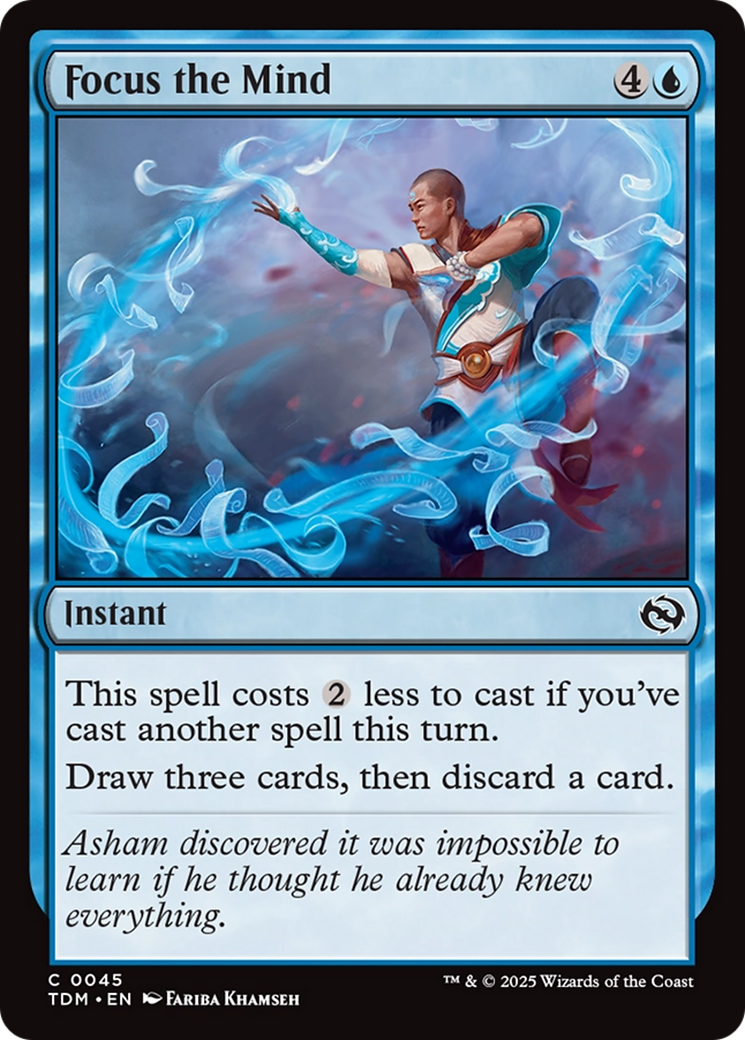 Focus the Mind [Tarkir: Dragonstorm] | Dragon's Lair Comics and Fantasy Houston TX