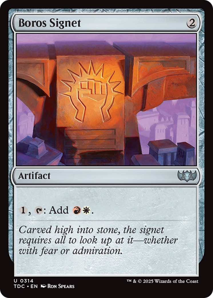 Boros Signet [Tarkir: Dragonstorm Commander] | Dragon's Lair Comics and Fantasy Houston TX