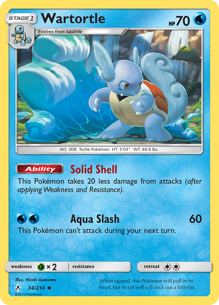 Wartortle (34/214) (Premium Collection Promo) [Sun & Moon: Unbroken Bonds] | Odin's Place