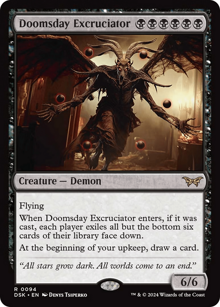 Doomsday Excruciator [Duskmourn: House of Horror] | Dragon's Lair Comics and Fantasy Houston TX
