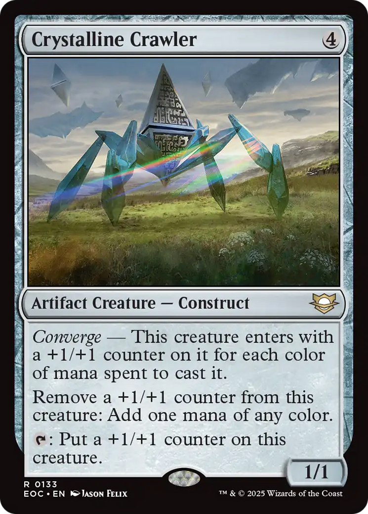 Crystalline Crawler [Edge of Eternities Commander] | Dragon's Lair Comics and Fantasy Houston TX