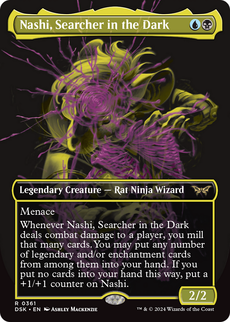 Nashi, Searcher in the Dark (Showcase) [Duskmourn: House of Horror] | Dragon's Lair Comics and Fantasy Houston TX