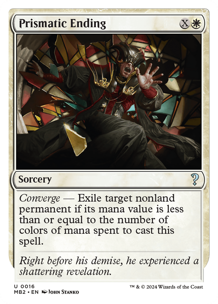Prismatic Ending (White Border) [Mystery Booster 2] | Dragon's Lair Comics and Fantasy Houston TX