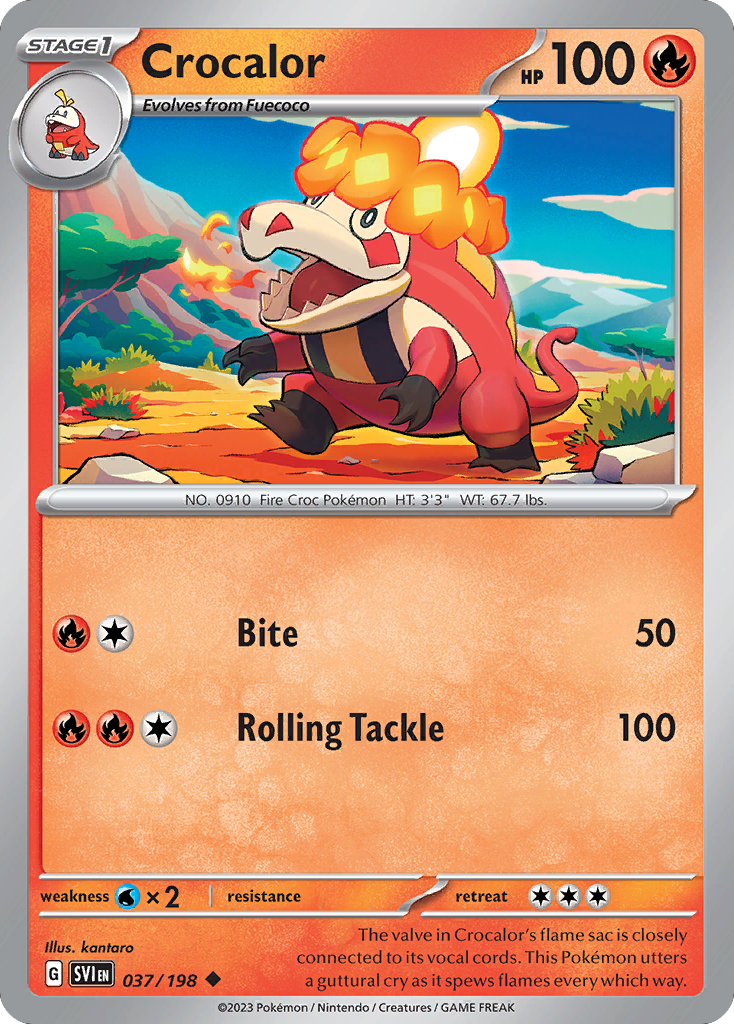 Crocalor (030/191) [Scarlet & Violet: Surging Sparks] | Odin's Place