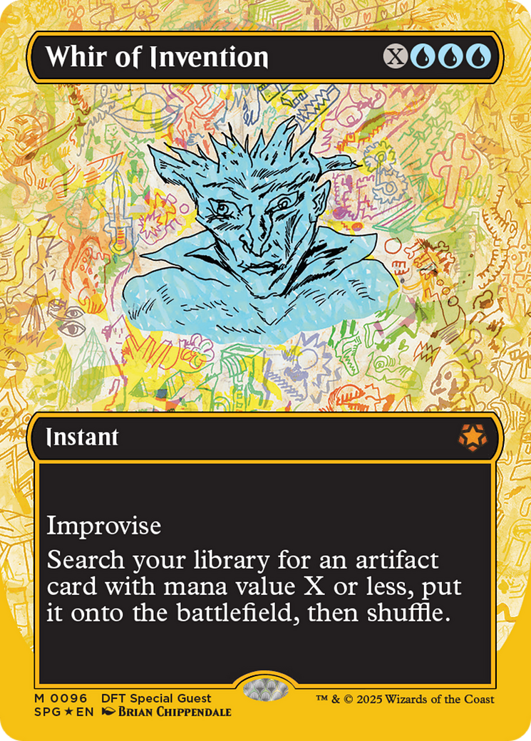 Whir of Invention (Borderless) (First-Place Foil) [Aetherdrift Special Guests] | Dragon's Lair Comics and Fantasy Houston TX