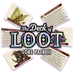 The Deck of Loot: Core Pack 3 - CR 11-30 | Dragon's Lair Comics and Fantasy Houston TX