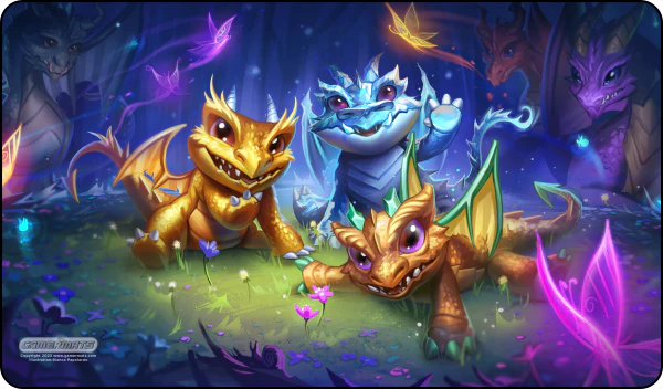Gamer Mats Playmat: Baby Dragons the New Clutch Stitched | Dragon's Lair Comics and Fantasy Houston TX