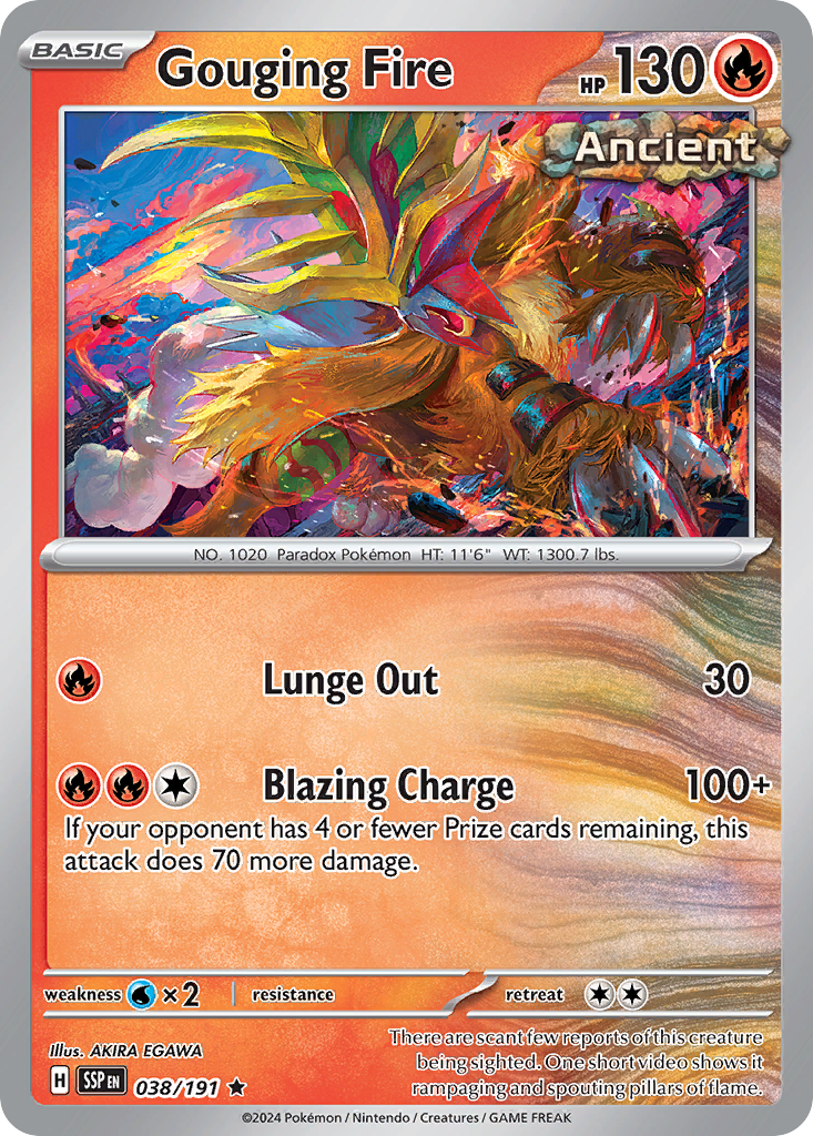 Gouging Fire (038/191) [Scarlet & Violet: Surging Sparks] | Odin's Place