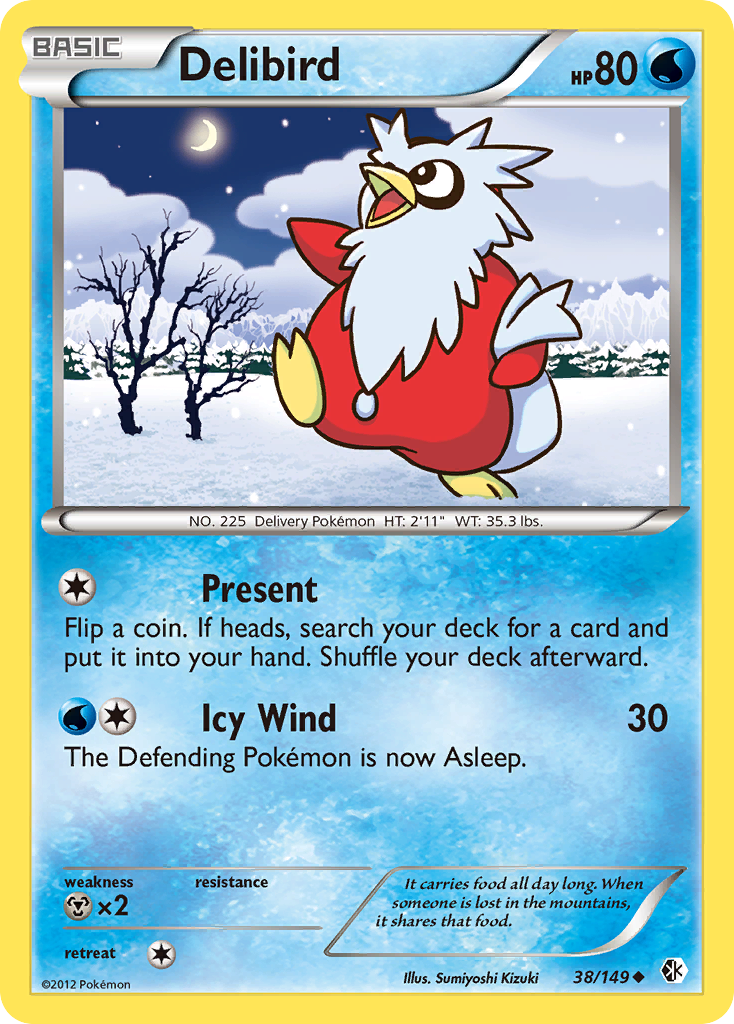 Delibird (38/149) (League Promo 3rd Place) [Black & White: Boundaries Crossed] | Odin's Place