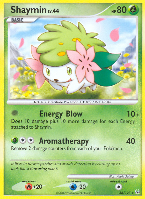 Shaymin (38/127) (Theme Deck Exclusive) [Platinum: Base Set] | Odin's Place