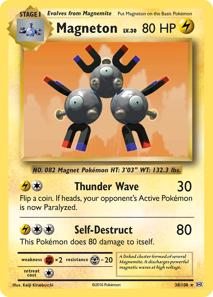 Magneton (38/108) (Theme Deck Exclusive) [XY: Evolutions] | Odin's Place