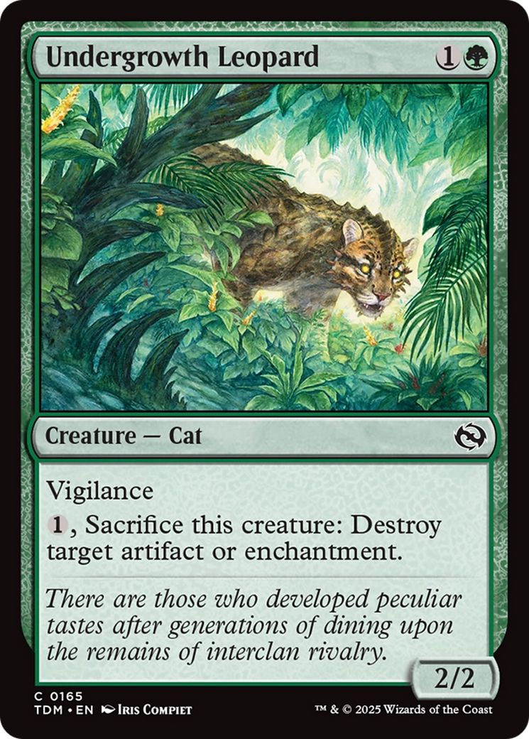 Undergrowth Leopard [Tarkir: Dragonstorm] | Dragon's Lair Comics and Fantasy Houston TX