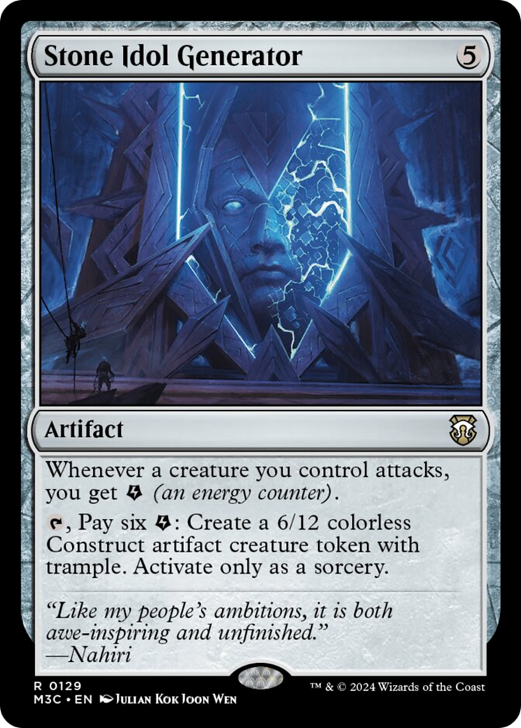Stone Idol Generator [Modern Horizons 3 Commander] | Dragon's Lair Comics and Fantasy Houston TX
