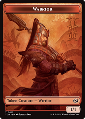 Servo // Warrior Double-Sided Token [Tarkir: Dragonstorm Commander Tokens] | Dragon's Lair Comics and Fantasy Houston TX