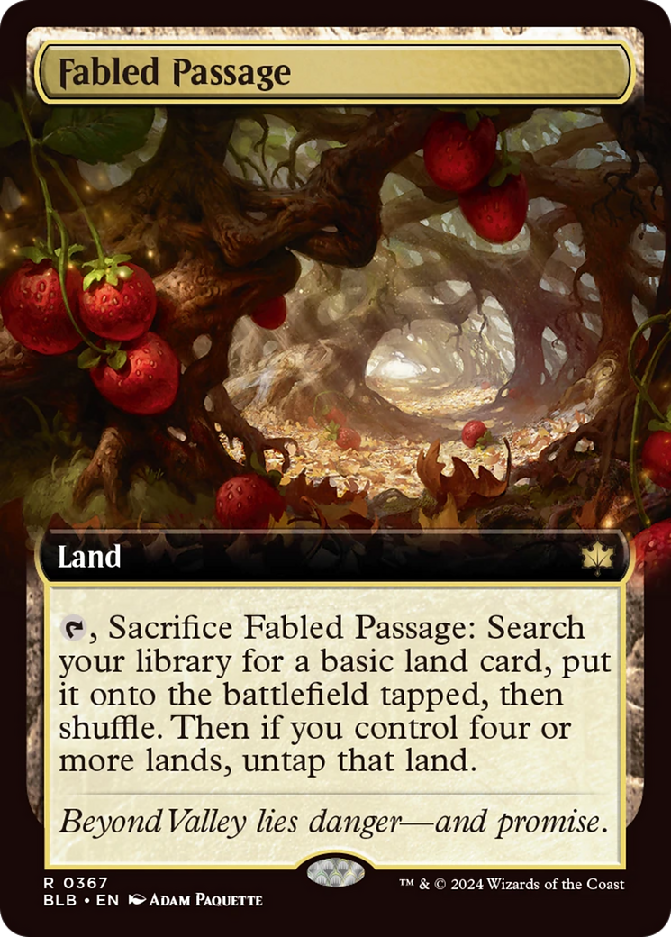 Fabled Passage (Extended Art) [Bloomburrow] | Dragon's Lair Comics and Fantasy Houston TX