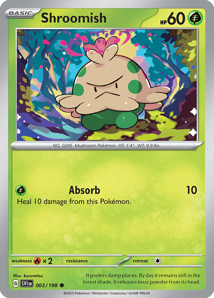 Shroomish (006/162) [Scarlet & Violet: Temporal Forces] | Odin's Place