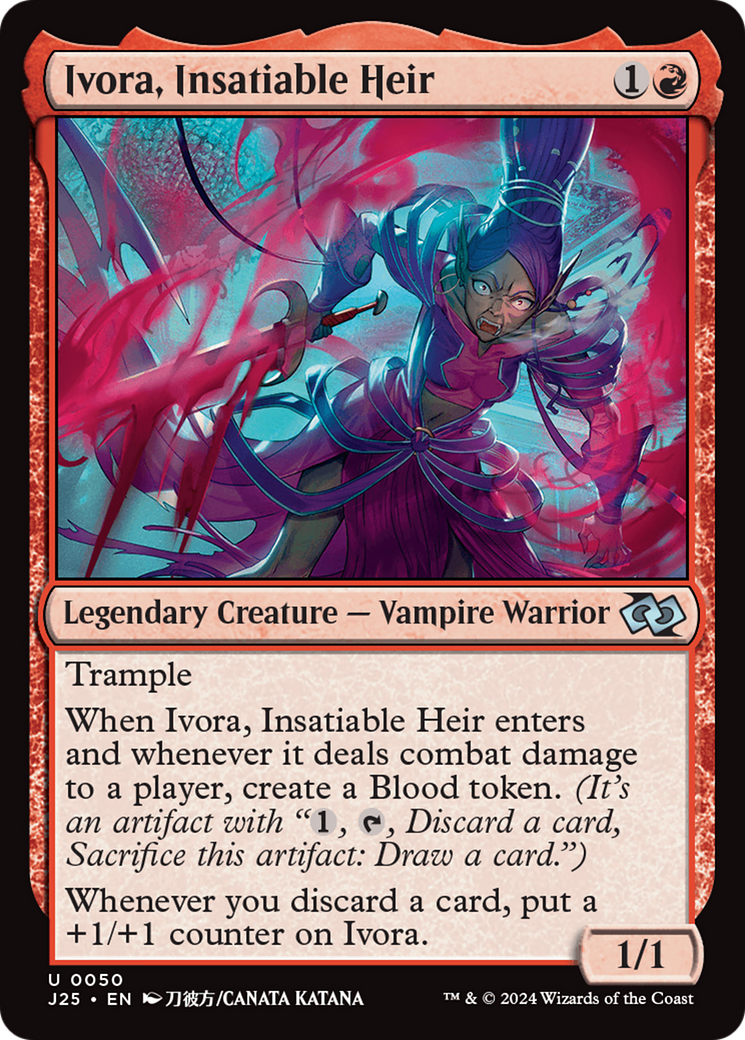 Ivora, Insatiable Heir (Anime) [Foundations Jumpstart] | Dragon's Lair Comics and Fantasy Houston TX