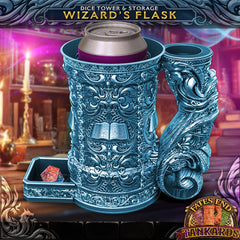 Wizard 12oz Dice Tower Tankard | TTRPG, D&D, Daggerheart | Dragon's Lair Comics and Fantasy Houston TX