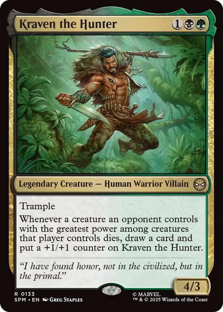 Kraven the Hunter [Marvel's Spider-Man] | Dragon's Lair Comics and Fantasy Houston TX